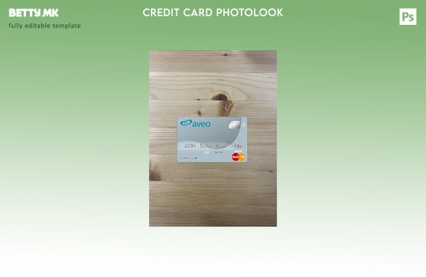 модерен стил Австралија Aveo банка мастер картичка photolook преден шаблон