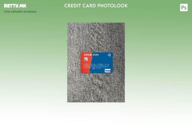 модерен стил Алжир Арапска банка Алжир виза картичка photolook пред шаблон