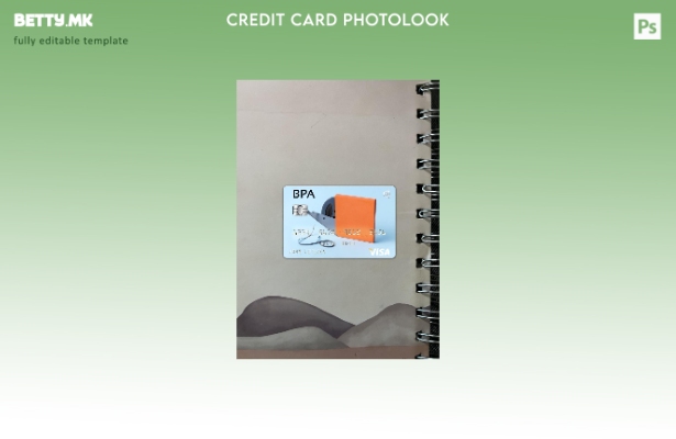 модерен стил Андора Банка Привада д'Андора (BPA) шаблон за фото изглед на виза к