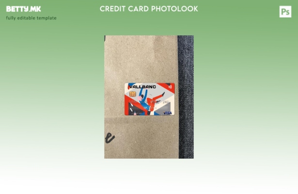 модерен стил Андора Vall Banc виза картичка photolook пред шаблон