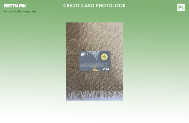 модерен стил Бахамите Шаблон за фото изглед на виза картичка на Централната банк