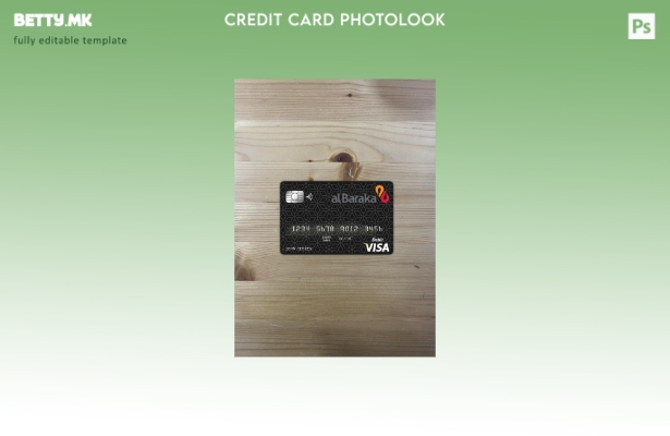 модерен стил Бахреин Ал Барака банка виза картичка photolook пред шаблон