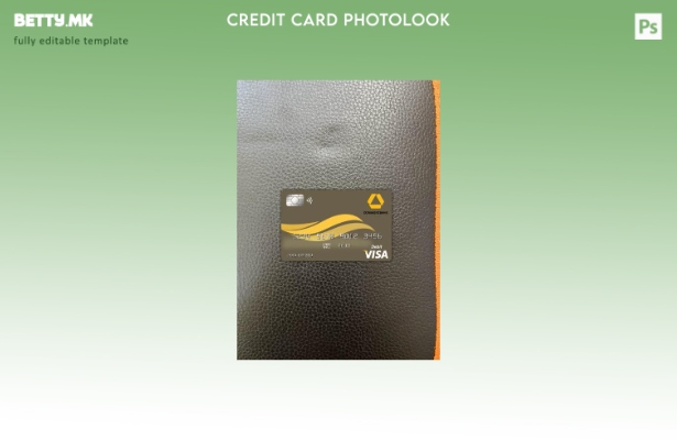 модерен стил Белизе Commerzbank виза картичка photolook пред шаблон