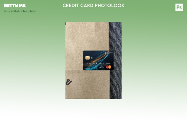 модерен стил Боцвана штедилница мастер карта photolook предниот шаблон