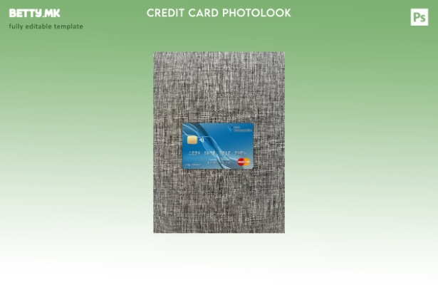 модерен стил Бразил Votorantim банка мастер карта photolook преден шаблон