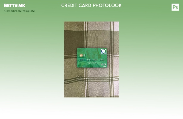 модерен стил Гвинеја Бисао Banco Da Uniao виза дебитна картичка photolook преден