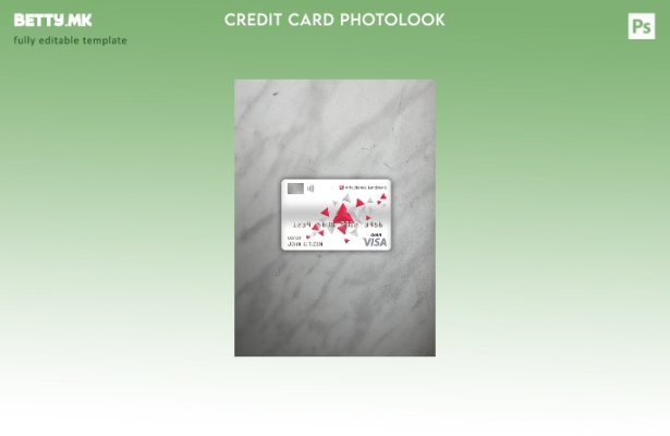 модерен стил Данска Arbejdernes landsbank банка виза дебитна картичка photolook