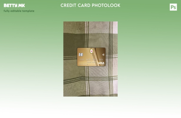 модерен стил Иран Мели банка виза картичка photolook предниот шаблон