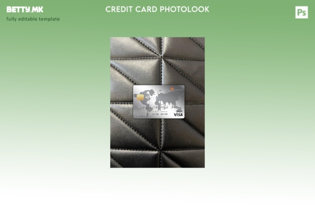 модерен стил Камбоџа унија Комерцијална банка виза картичка photolook пред шабло