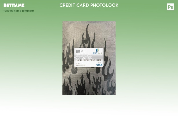 модерен стил Камерун BGFI банка виза дебитна картичка photolook пред шаблон