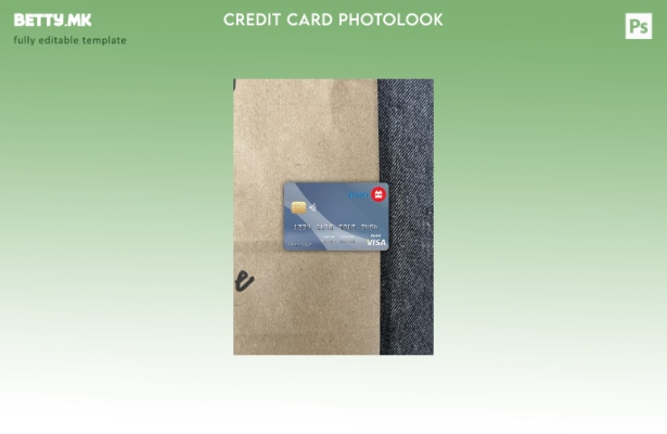 модерен стил Канада Монтреал банка виза картичка photolook пред шаблон