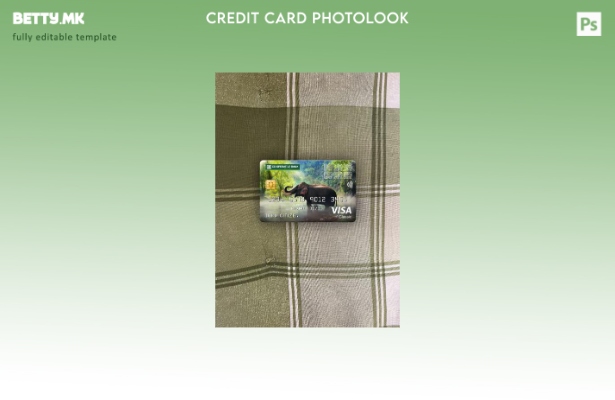 модерен стил Кенија Кооперативна банка виза класичен шаблон за фотографски изгле