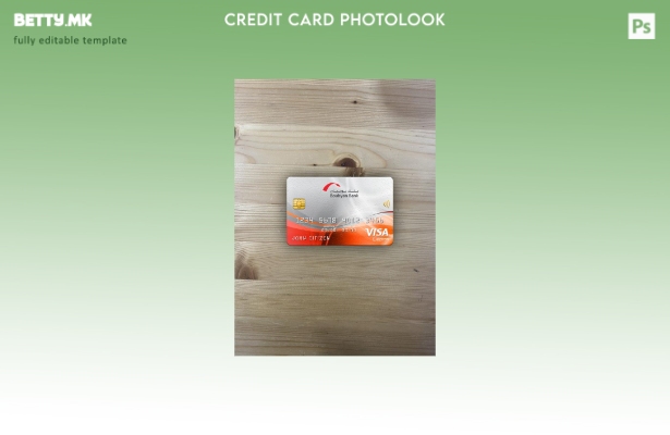 модерен стил Кувајт Boubyan банка виза електронска картичка photolook пред шабло