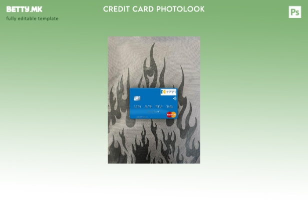 модерен стил Лаос Лао Кина Банка мастер карта photolook предниот шаблон