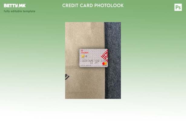 модерен стил Латвија Citadele банка мастер карта photolook предниот шаблон