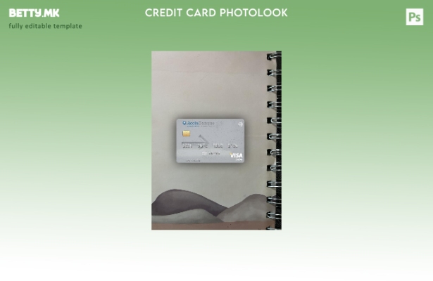 модерен стил Мадагаскар AccèsBanque виза дебитна картичка photolook преден шабло