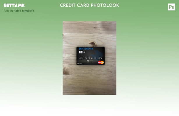 модерен стил Македонија Халкбанк АД Скопје, преден шаблон за фотографска мастер