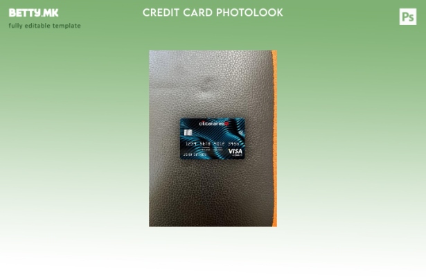 модерен стил Мексико Citibanamex банкарски виза картичка photolook пред шаблон