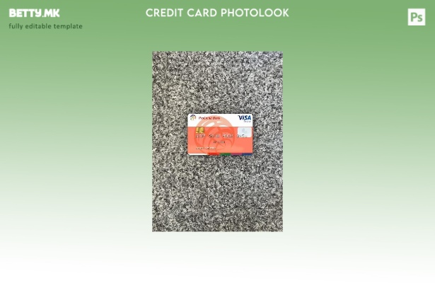 модерен стил Молдавија ProCredit Bank Visa Electron photolook преден шаблон