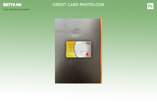 модерен стил Португалија Activobank mastercard photolook преден шаблон