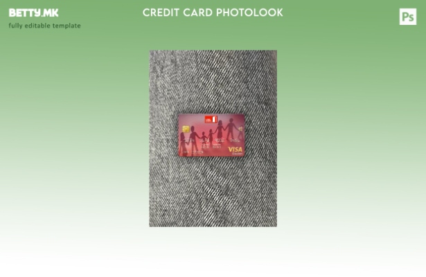 модерен стил Русија Насловна кредитна банка виза електронска картичка photolook