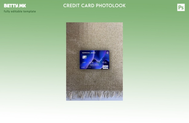 модерен стил САД Рејмонд Џејмс финансиска банка виза картичка photolook пред шаб
