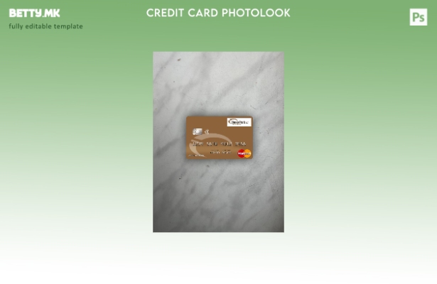 модерен стил Сан Марино Банка Партнер мастер карта photolook преден шаблон