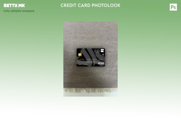 модерен стил Саудиска Арабија банка Albilad банка виза платина картичка photoloo