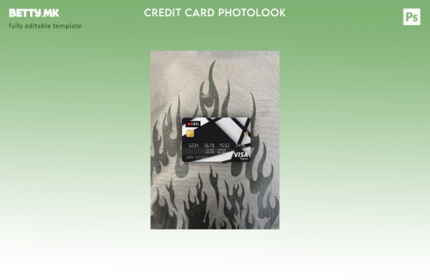 модерен стил Сингапур DBS банка виза класична картичка photolook пред шаблон