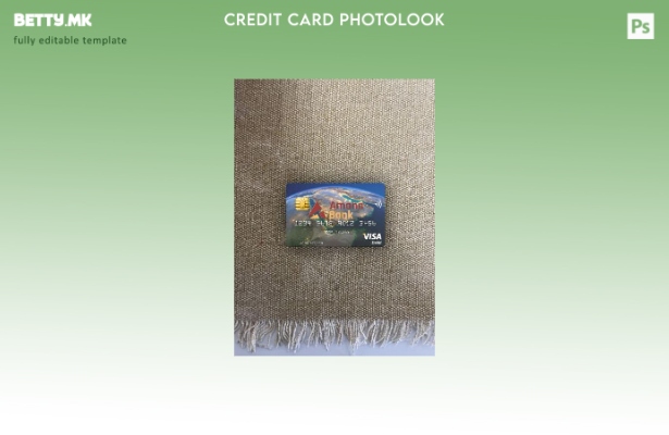 модерен стил Сомалија Amana банка виза дебитна картичка photolook пред шаблон