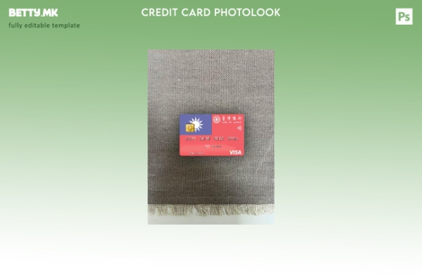 модерен стил Тајванската банка на Тајван виза дебитна картичка photolook пред ша