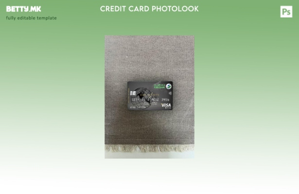 модерен стил Тунис Амен банка бесконечна виза картичка photolook пред шаблон