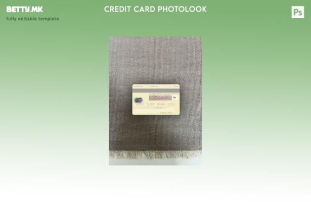 модерен стил Тунис РБЦ Ројал банка мастер карта photolook bak шаблон