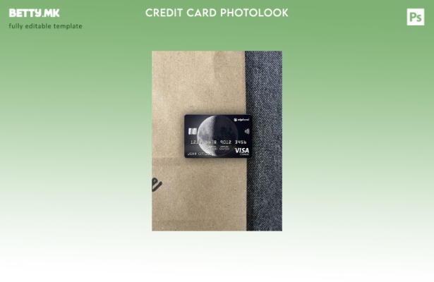 модерен стил Украина ОТП банка Украина виза класична картичка photolook преден ш