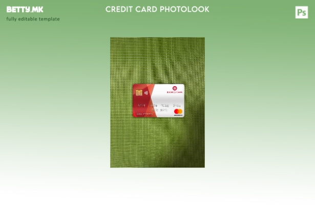 модерен стил Унгарија Будимпешта банка Mastercard photolook преден шаблон