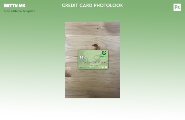 модерен стил Унгарија ОТП банка виза картичка photolook пред шаблон