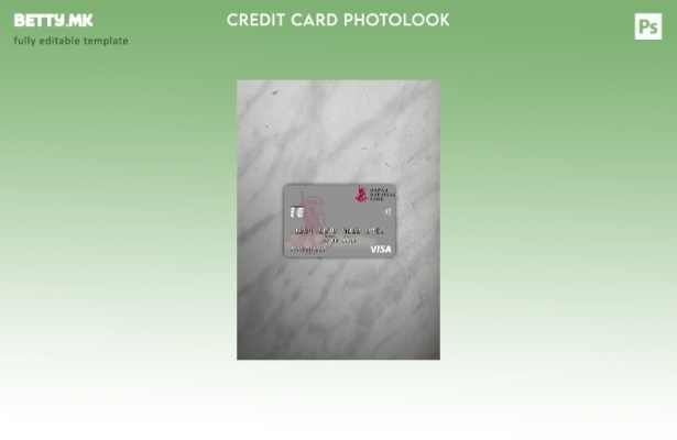 модерен стил Хаваи, Хаваи Национална банка за виза за дебитна картичка, преден ш