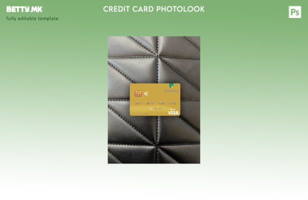 модерен стил Холандија ABN AMRO банка виза дебитна картичка photolook преден шаб