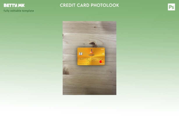 модерен стил Холандија Rabobank Mastercard златен фото изглед преден шаблон