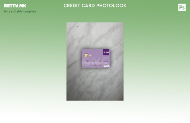 модерен стил Холандија SNS банка виза дебитна картичка photolook пред шаблон
