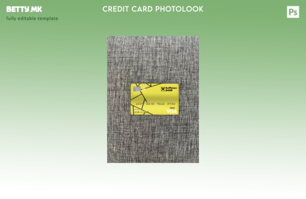 модерен стил Хрватска Рајфајзен банка виза дебитна картичка photolook преден шаб