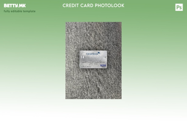модерен стил Швајцарија Credit Suisse банка виза платина картичка photolook пред