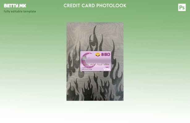 модерен стил на Брунеј Бајдури банкарски виза дебитна картичка photolook пред ша