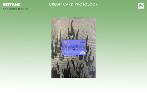 модерен стил на Костарика Банко национален банкарски виза картичка photolook пре