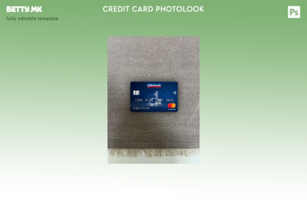 модерен стил на Обединетото Кралство Шаблон за преден шаблон за мастер картички