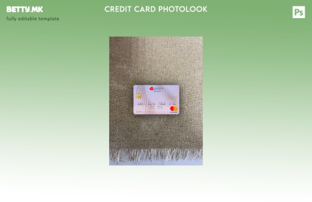 модерен стил на предниот шаблон за мастер картички на Банката можности за можнос