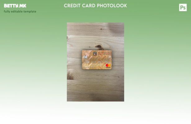 модерен стил на предниот шаблон за мастер картички на Централната банка на Малта