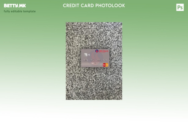 модерен стил на предниот шаблон за мастер картички со фото изглед на Малави NBS