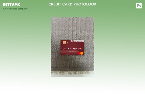 модерен стил на предниот шаблон за мастер картички со фото изглед на Хаваи Прват