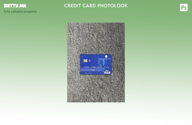 модерен стил на предниот шаблон за фотографски изглед на виза картичка на Републ